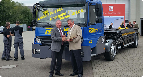 KAMAG Übergabe an RIECK