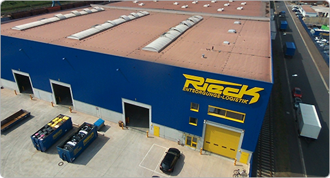 Rieck Wertstoffhof Vogelperspektive