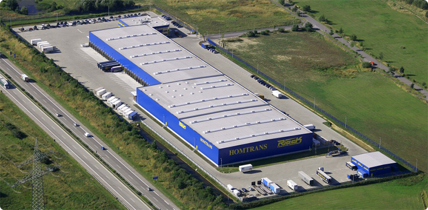 Rieck Logistik Zentrum von oben