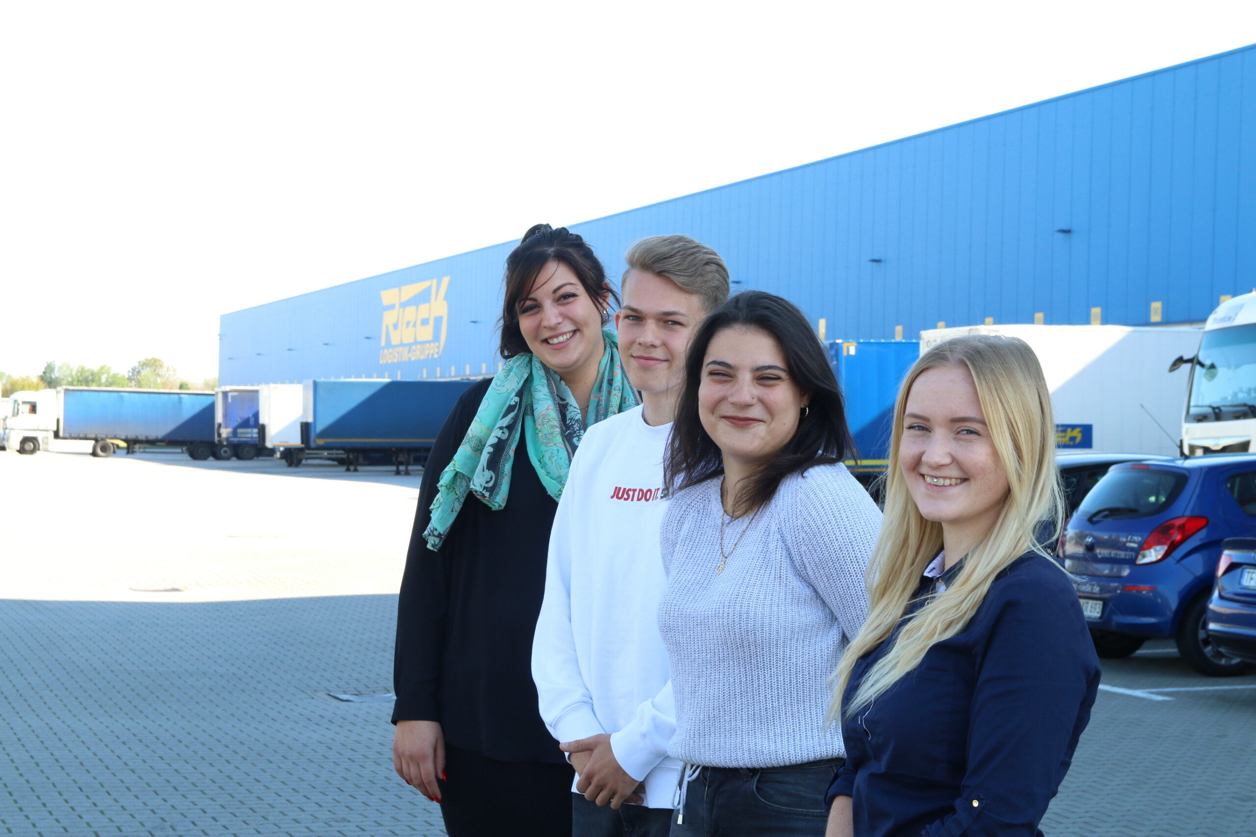 Team auf Rieck Gelände