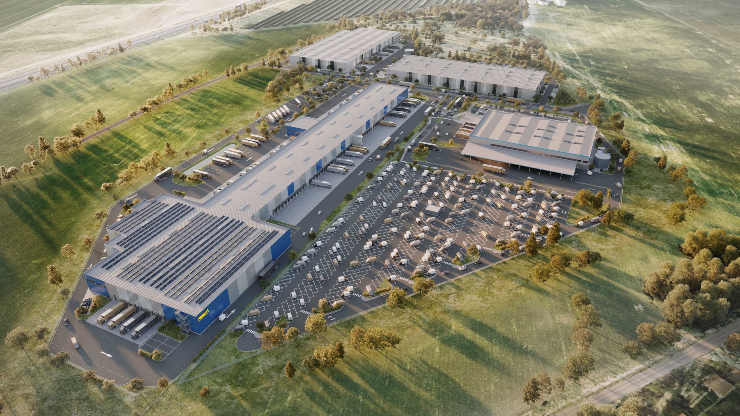 Rieck Terminal Berlin von oben