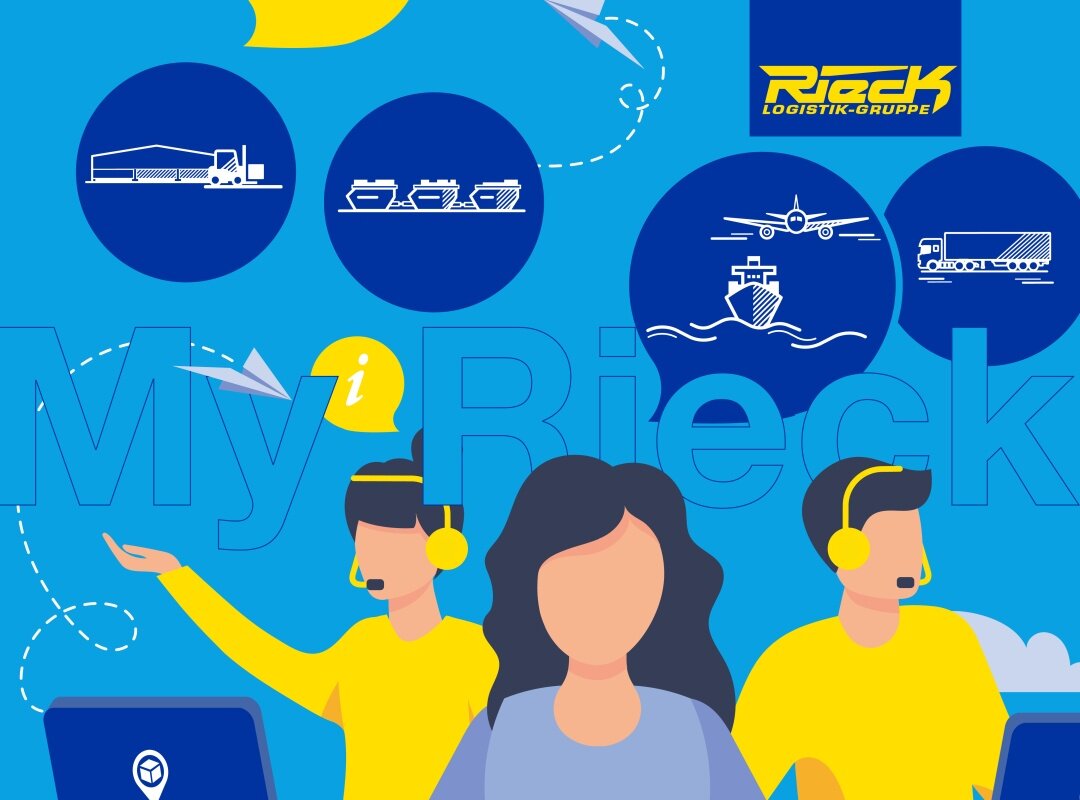 Ein animiertes Bild für die Plattform MyRieck.